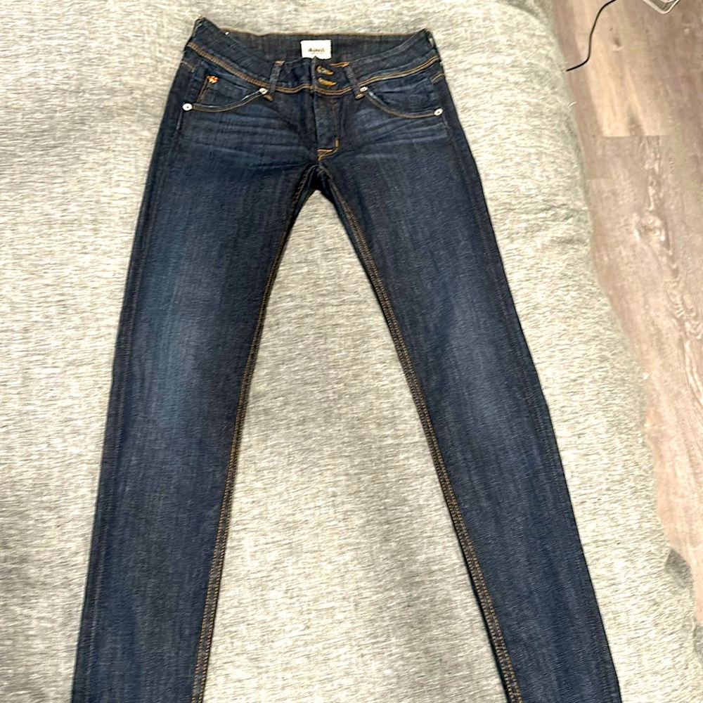 Hudson skinny jeans.